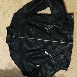 Baccini leather jacket